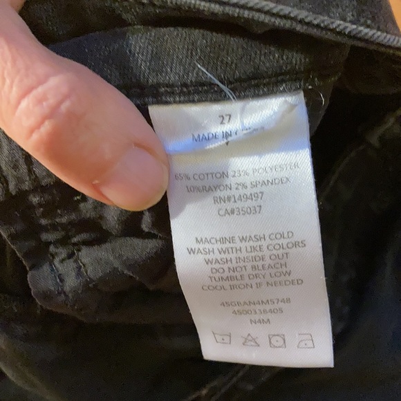 Joe’s jeans size 27 black - Picture 3 of 4